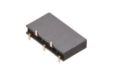 ナイロン製品 ピンヘッダー / FSM-21(T〇) ソケット(角ピン)2.00mmピッチ SMT(1列) 接続側□0.5mmピン